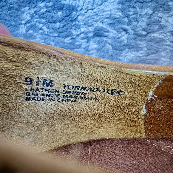 NWOT Aerosoles Tornado Tan Suede Wedge Mary Janes - Picture 12 of 15